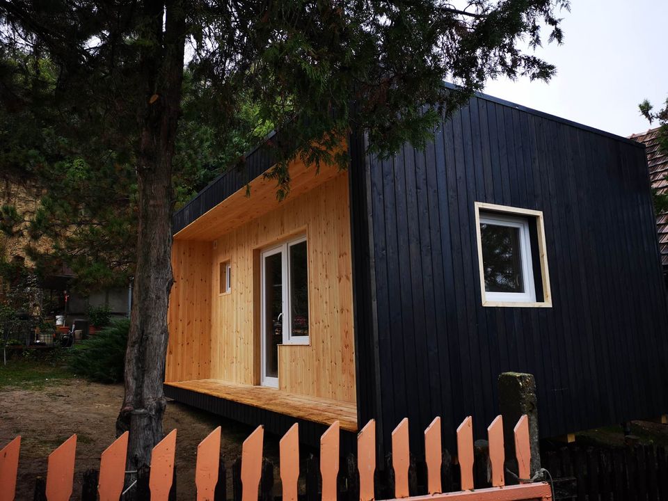 Casa móvil preparada para el invierno