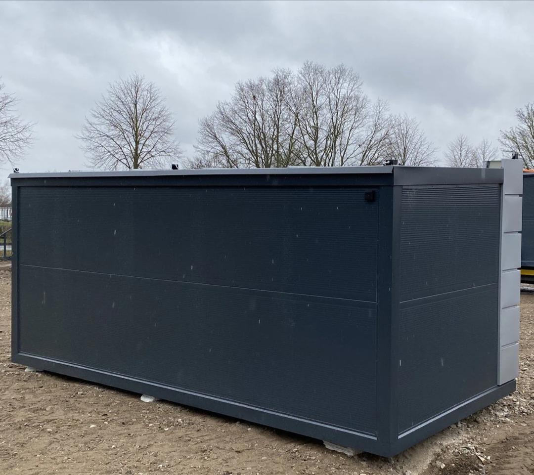 CONTENEDOR DE TIENDA/SALA DE VENTAS/DE OFICINA TIPO CASA DE JARDÍN "LINZ"