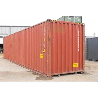 CONTENEDOR MARÍTIMO HIGH CUBE PALET ANCHO 40 PIES CLASE B USADO (IVA INCLUIDO)