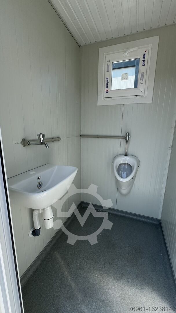 Contenedor sanitario con 2x WC y 2x lavabo: