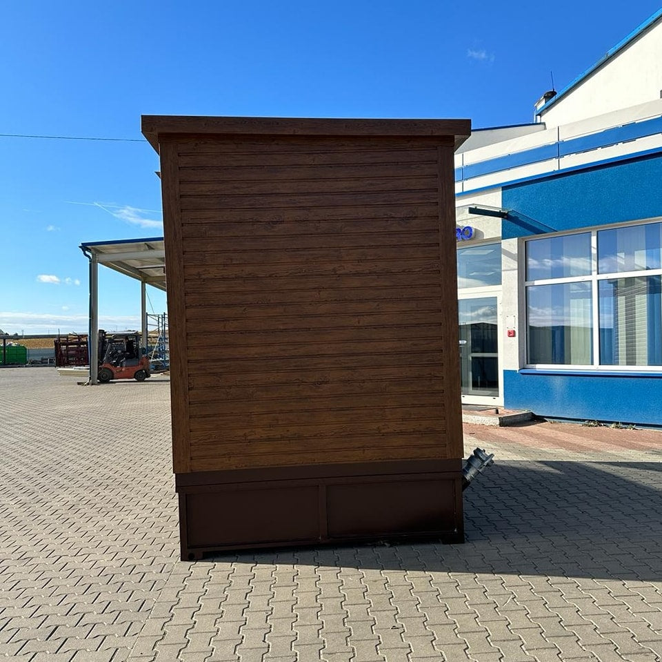 Contenedor sanitario con tanque de retención