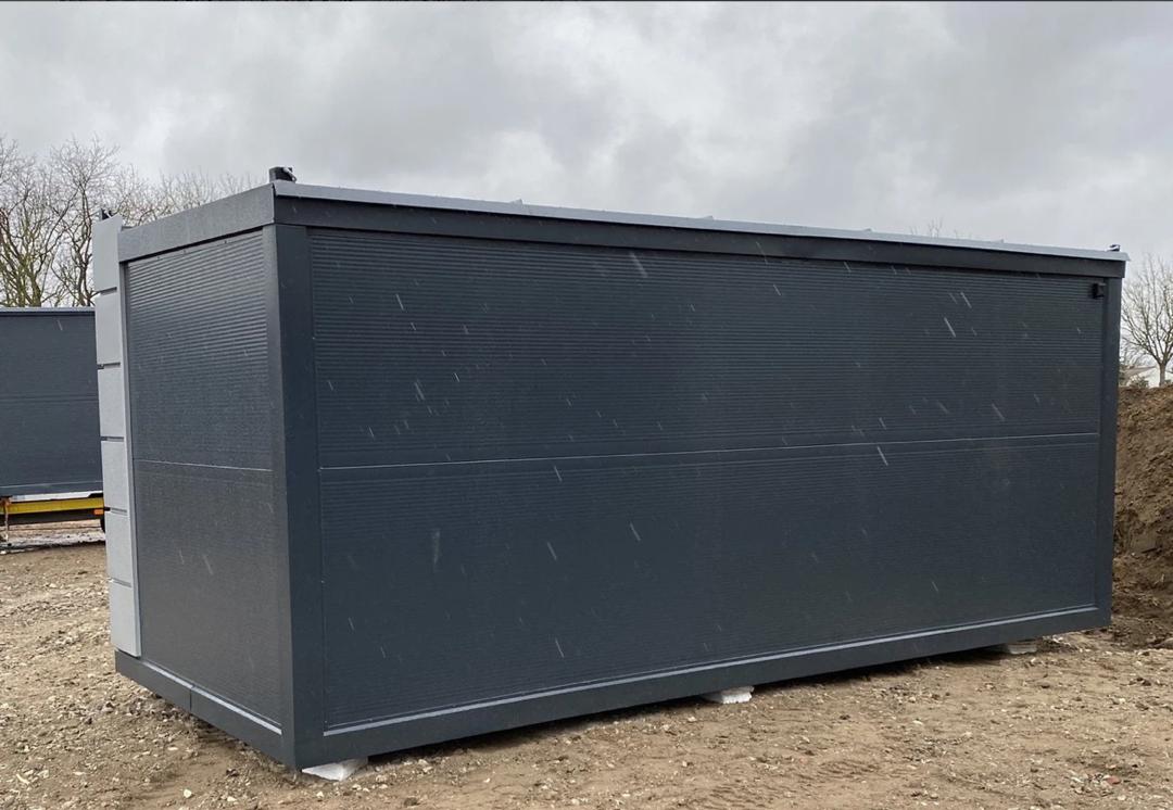 CONTENEDOR DE TIENDA/SALA DE VENTAS/DE OFICINA TIPO CASA DE JARDÍN "LINZ"