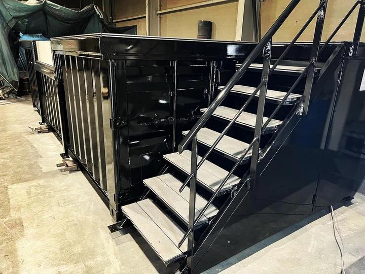 Piscina Contenedor Negro de 6m