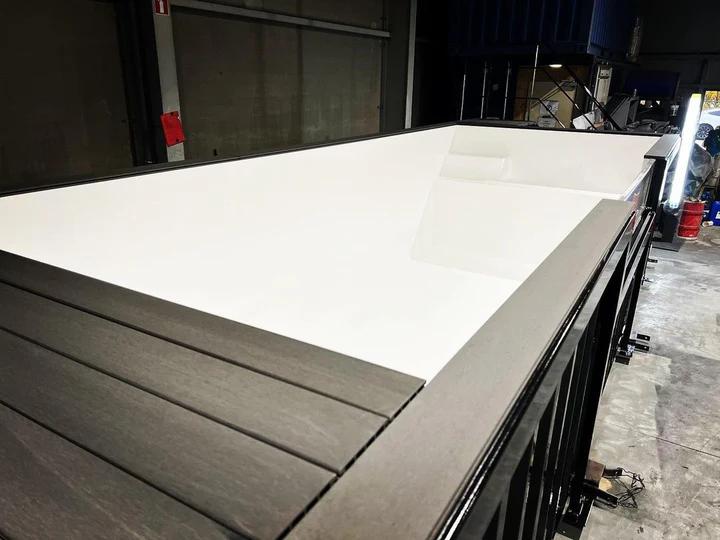 Piscina Contenedor Negro de 6m