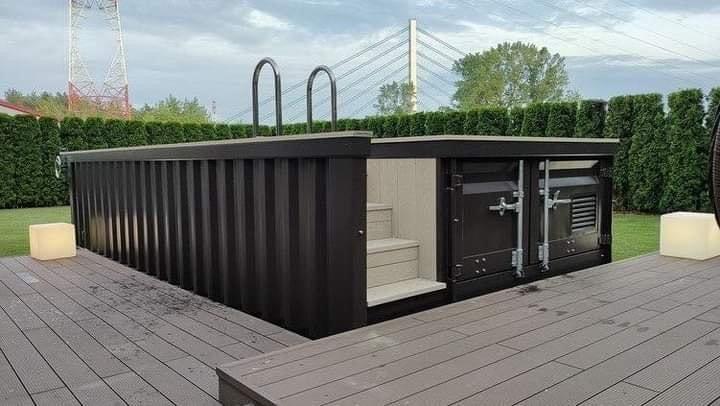 Piscina de contenedores de 20 pies