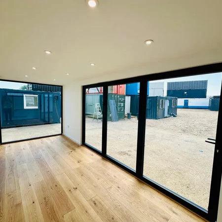 Oficina de Jardín 20x8ft CONVERSION DE CONTENEDOR DE TRANSPORTE A MEDIDA | Edificio Portátil