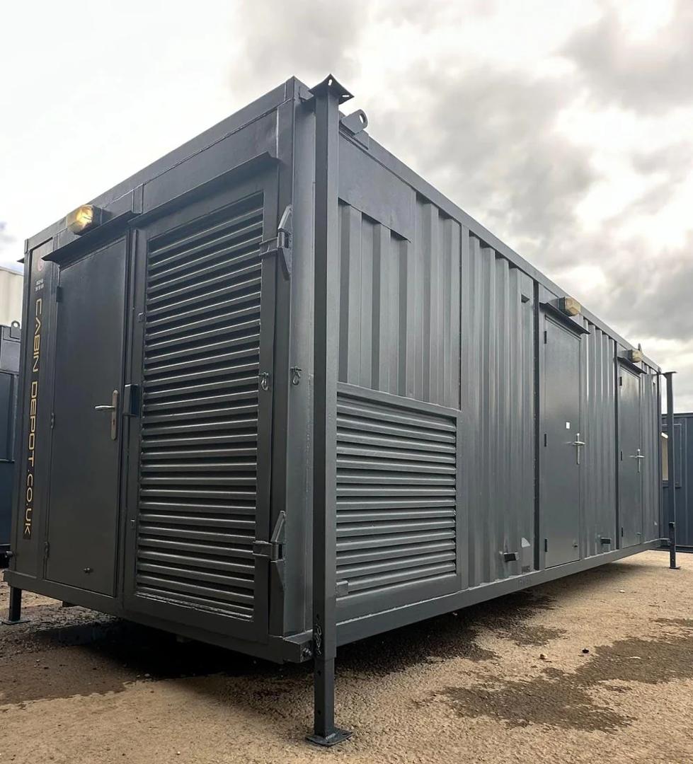 Oficina, Cantina, Aseo | Generador 10KVA | No 944 Bienestar estático | 24x9Ft | Cabina antivandalismo