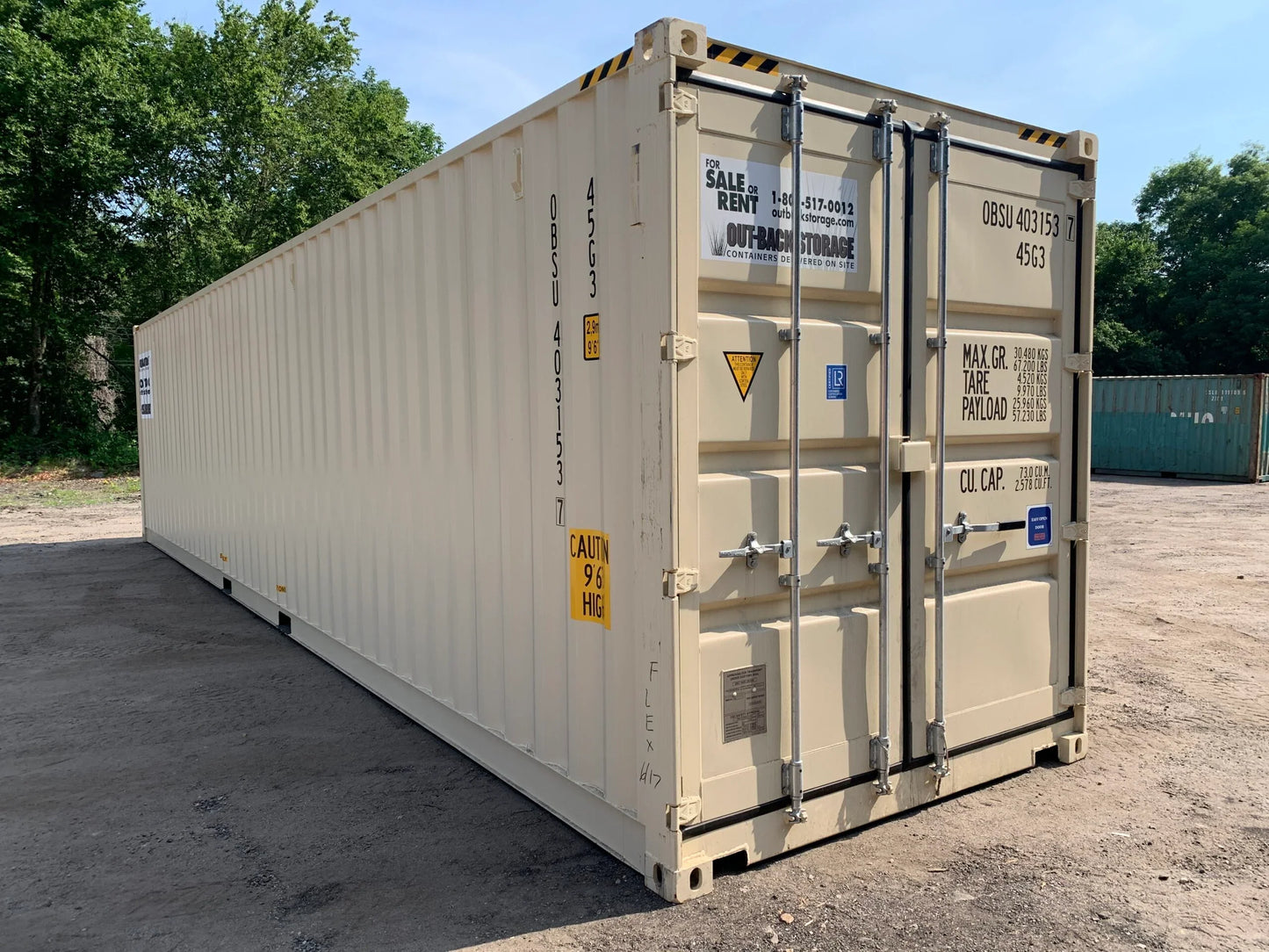 Nuevo *Cubo alto**CUATRO PUERTAS ABIERTAS LATERALES** Contenedor de transporte/almacenaje - Estanco al viento y al agua - BEIGE