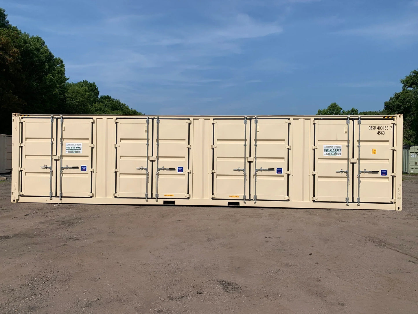 Nuevo *Cubo alto**CUATRO PUERTAS ABIERTAS LATERALES** Contenedor de transporte/almacenaje - Estanco al viento y al agua - BEIGE