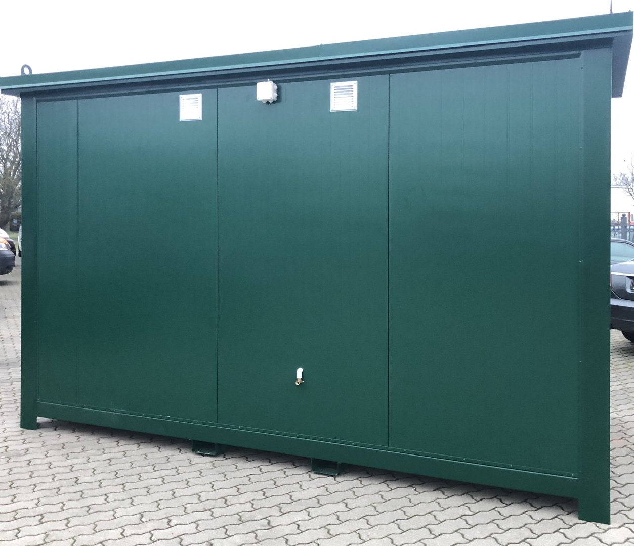 Contenedor de ducha de 4x2 metros