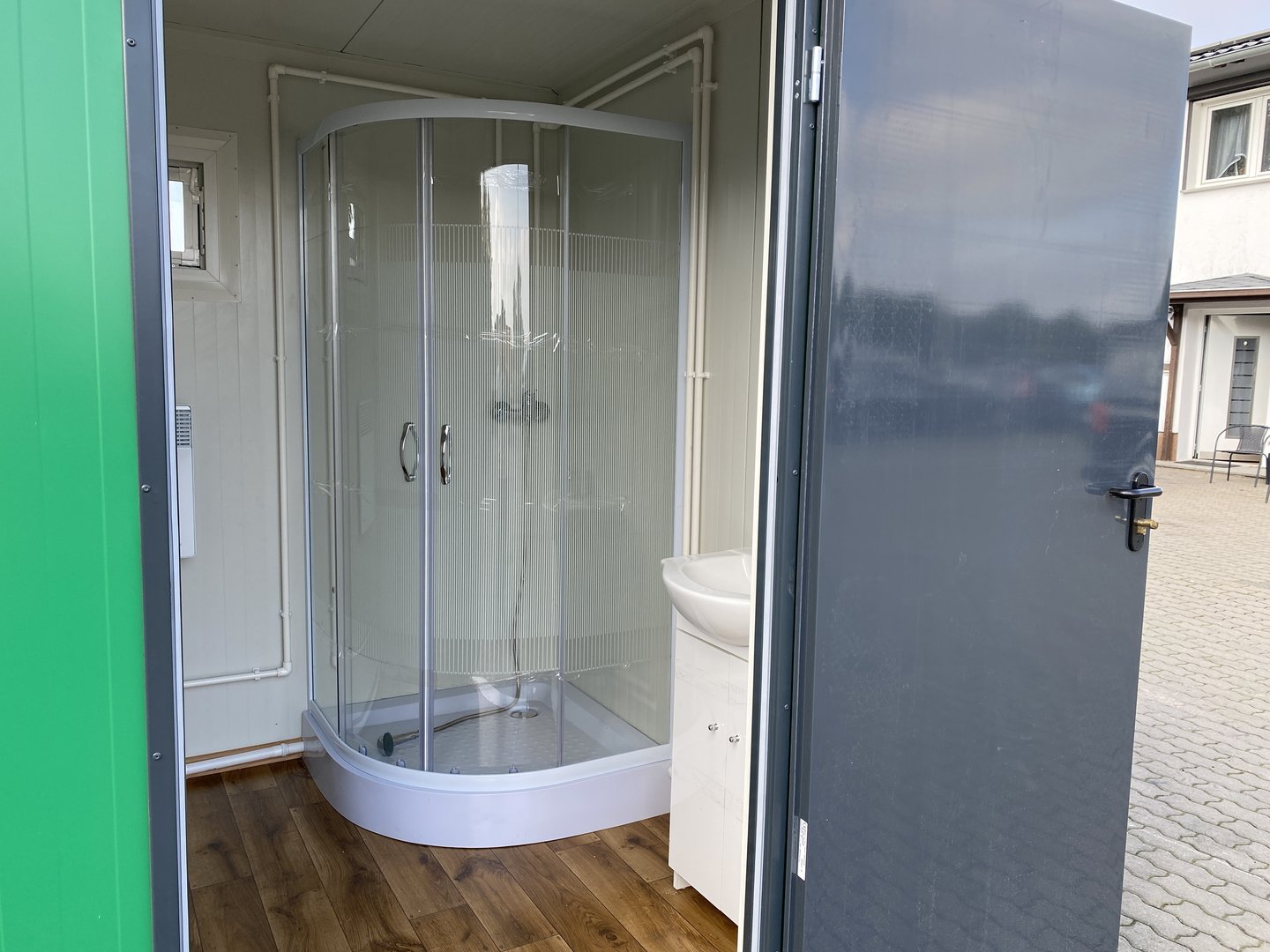 Contenedor de ducha 4x2M - alquiler, compra/arrendamiento posible