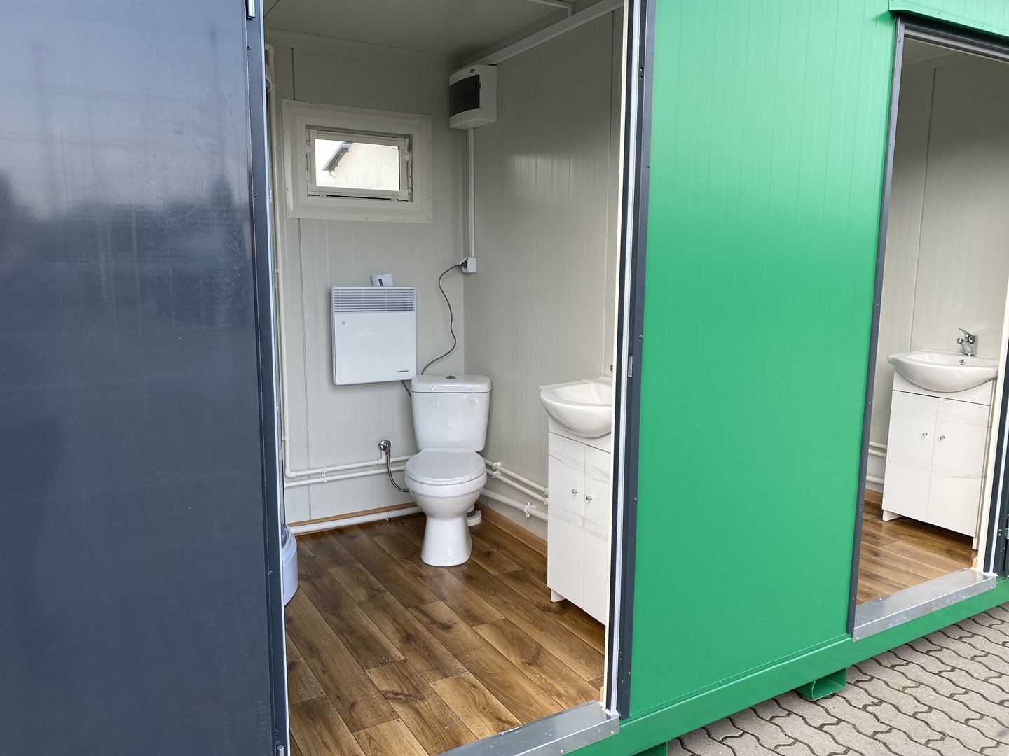 Contenedor de ducha 4x2M - alquiler, compra/arrendamiento posible