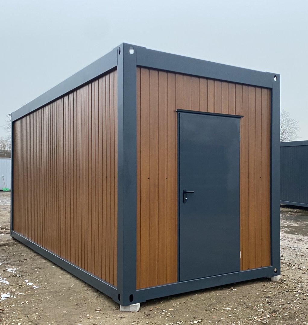 Contenedor de oficina premium apilable 6,00 x 2,43m