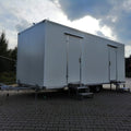 Remolque WC con doble WC 6x2,40 metros.