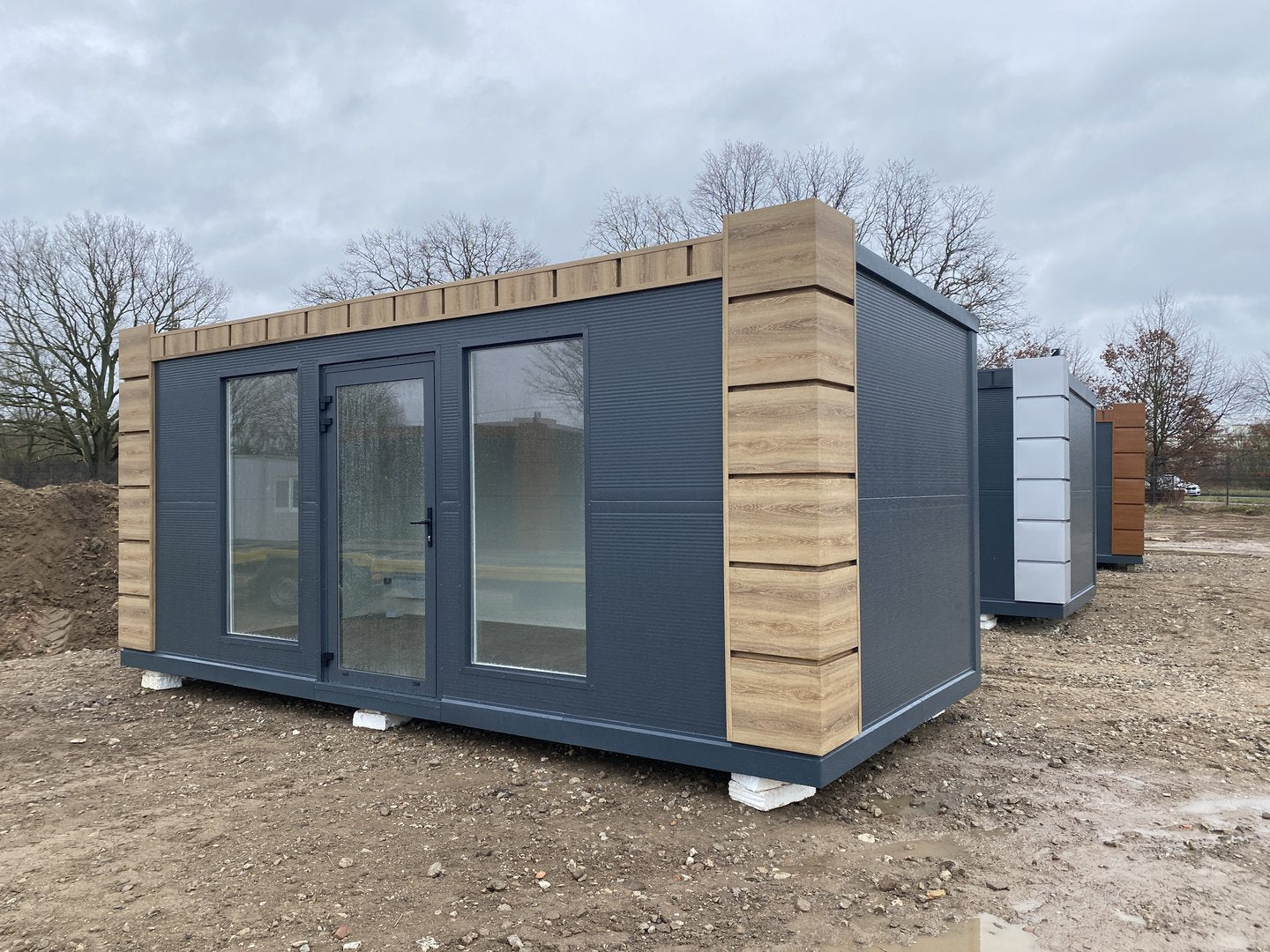 Contenedor de tienda/sala de ventas/contenedor de oficina tipo casa de jardín "Linz"