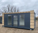 Contenedor de tienda/sala de ventas/contenedor de oficina tipo casa de jardín "Linz"