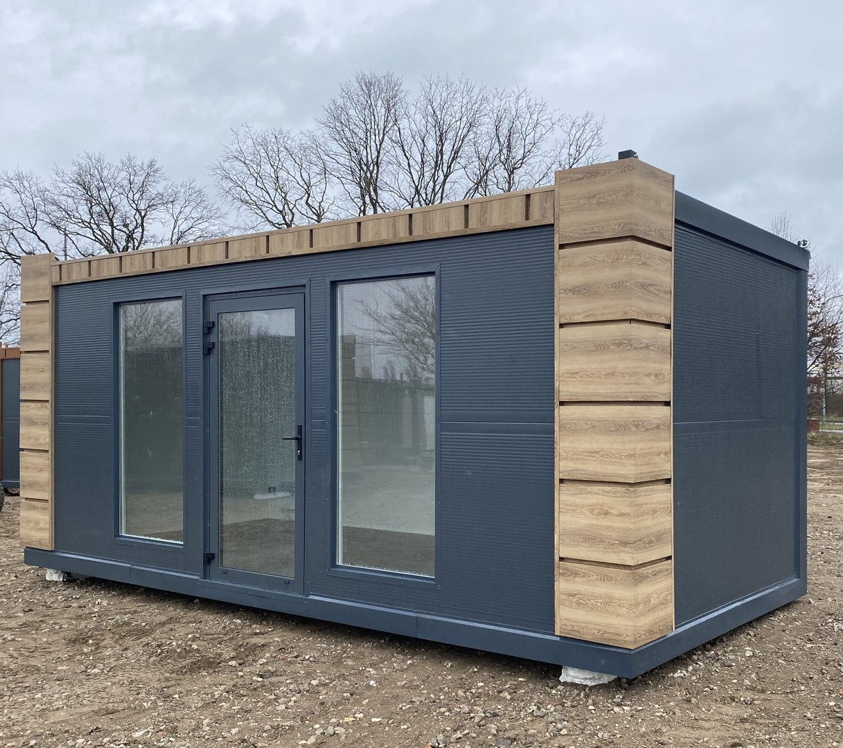 Contenedor de tienda/sala de ventas/contenedor de oficina tipo casa de jardín "Linz"