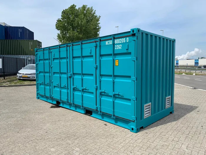 CONTENEDOR MARÍTIMO NUEVO 20 PIES CON LATERALES ABIERTOS (IVA INCLUIDO)