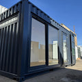 CONVERSIÓN PERSONALIZADA DE CONTENEDOR DE ENVÍO DE 20 x 8 pies | Edificio portátil | Oficina de jardín | N.º 935