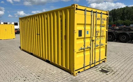 CONTENEDOR MARÍTIMO 20 PIES PRIMER VIAJE DV 8’6″ USADO (IVA INCLUIDO)